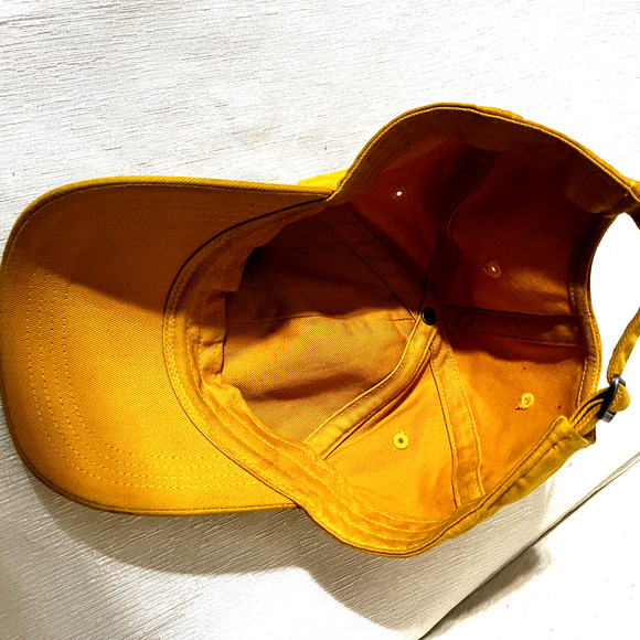 Jack Wills Yellow Snapback Hat Embroidered Pheasant Bird Logo - Picture 4 of 5